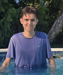 Ibrahim Huber, certified swim instructor and lifeguard